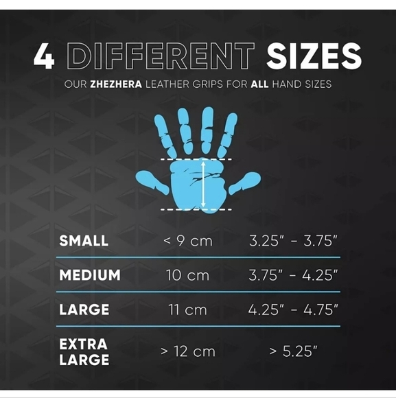 NEW Zhezhera Leather Hand Grips XL - Picture 3 of 8